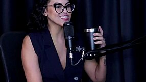 i'm sharing the best moments from kaly khalifa's preliminares podcast with bia hot in part 1, all on sheer red.