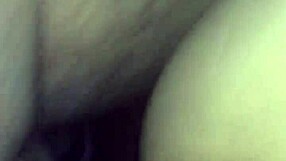 Girlfriend moans loud getting hairy pussy fucked hard on Christmas at parents house!