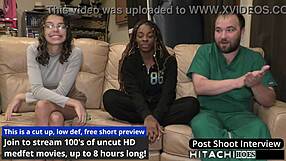 Freshman patient gets forced Hitachi vibrator orgasm from Doctor Tampa in hospital exam