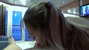 Watch Amateur wife sucking cock of a lucky man on a cruise